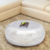 242322 Hammered Aluminium Coffee Table Silver