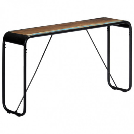 Konsolentisch 140x35x76 cm Altholz Massiv