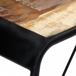 Konsolentisch 140x35x76 cm Altholz Massiv