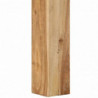 Couchtisch 80x80x40 cm Massivholz Akazie