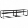 TV-Schrank Schwarz 180x40x40,5 cm Hartglas