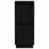 Sideboards 2 Stk. Schwarz 31,5x34x75 cm Massivholz Kiefer