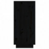 Sideboards 2 Stk. Schwarz 31,5x34x75 cm Massivholz Kiefer