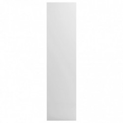 Kleiderschrank Hochglanz-Weiß 50×50×200 cm Spanplatte