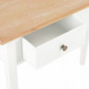 280053 Dressing Console Table White 79x30x74 cm Wood