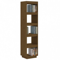 Bücherregal/Raumteiler Honigbraun 40x35x167cm Massivholz Kiefer
