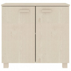 Sideboard Honigbraun 85x35x80 cm Massivholz Kiefer