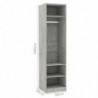 Kleiderschrank Betongrau 50×50×200 cm Spanplatte