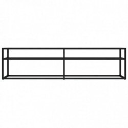 TV-Schrank Schwarz 160x40x40,5 cm Hartglas