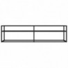 TV-Schrank Schwarz 160x40x40,5 cm Hartglas