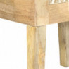 Nachttisch Handbemalt 40×30×60 cm Mango Massivholz