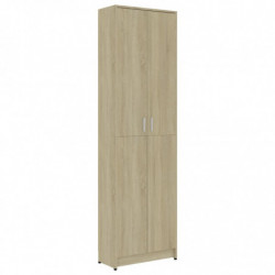 Garderobenschrank Sonoma-Eiche 55x25x189 cm Spanplatte