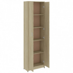 Garderobenschrank Sonoma-Eiche 55x25x189 cm Spanplatte