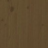 Massivholzbett Kiefer 100x200 cm Honigbraun