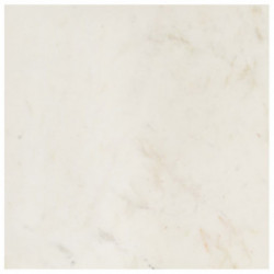 Couchtisch Weiß 60×60×35 cm Echtstein in Marmoroptik