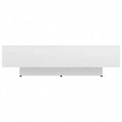 Couchtisch Hochglanz-Weiß 115x60x31 cm Spanplatte