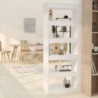 Bücherregal/Raumteiler Weiß 60x30x166 cm Spanplatte