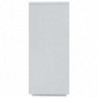 Sideboard Hochglanz-Weiß 120x30x75 cm Spanplatte