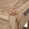 Nachttisch mit Schublade 40x30x48 cm Masivholz Akazie