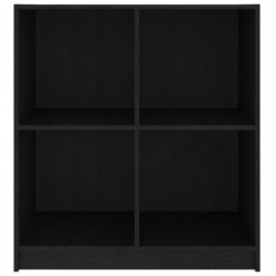 Sideboard Schwarz 70x33x76 cm Massivholz Kiefer