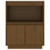 Sideboard Honigbraun 60x34x75 cm Massivholz Kiefer