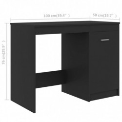 Schreibtisch Grau 100×50×76 cm Spanplatte