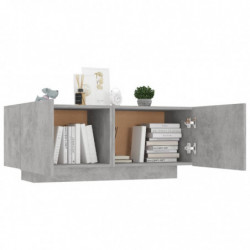 TV-Schrank Betongrau 100x35x40 cm Spanplatte