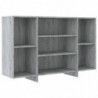 Sideboard Grau Sonoma 120x30x75 cm Spanplatte