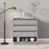 Sideboard Grau Sonoma 70x41x75 cm Spanplatte