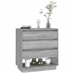 Sideboard Grau Sonoma 70x41x75 cm Spanplatte