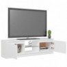 TV-Schrank mit LED-Leuchten Weiß 120x30x35,5 cm