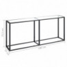 Konsolentisch Transparent 180x35x75,5 cm Hartglas