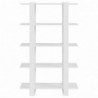 Bücherregal/Raumteiler Weiß 100×30×160 cm
