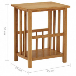 Zeitungstisch 45x35x55 cm Eiche Massivholz