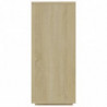 Sideboard Sonoma-Eiche 120x30x75 cm Spanplatte