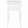 280005 Nightstand White 40x30x50 cm Solid Pine Wood