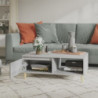 Couchtisch Grau Sonoma 90x60x35 cm Spanplatte