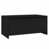 Couchtisch Schwarz 90x50x41,5 cm Spanplatte