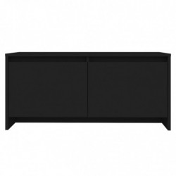 Couchtisch Schwarz 90x50x41,5 cm Spanplatte