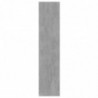Bücherregal/Raumteiler Grau Sonoma 60x30x135 cm Holzwerkstoff