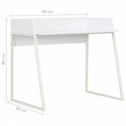 Schreibtisch Weiß 90x60x88 cm