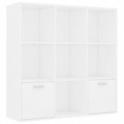 Bücherregal Weiß 98 x 30 x 98 cm Spanplatte