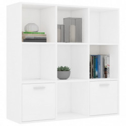 Bücherregal Weiß 98 x 30 x 98 cm Spanplatte