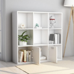 Bücherregal Weiß 98 x 30 x 98 cm Spanplatte