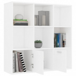 Bücherregal Weiß 98 x 30 x 98 cm Spanplatte