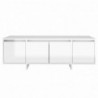 TV-Schrank Hochglanz-Weiß 120x30x40,5 cm Spanplatte