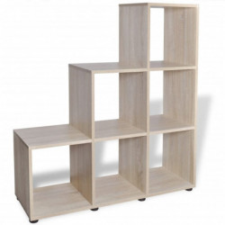 242553 Staircase Bookcase/Display Shelf 107 cm Oak