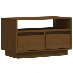 TV-Schrank Honigbraun 60x35x37 cm Massivholz Kiefer