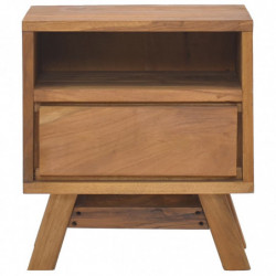 Nachttisch 40x30x45 cm Teak Massivholz