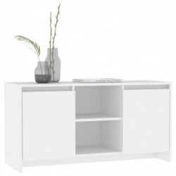 TV-Schrank Weiß 102x37,5x52,5 cm Spanplatte